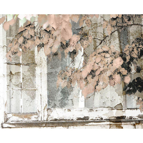 Distressed Cottage Gold Ornate Wood Framed Art Print with Double Matting by Sommers, Mindy