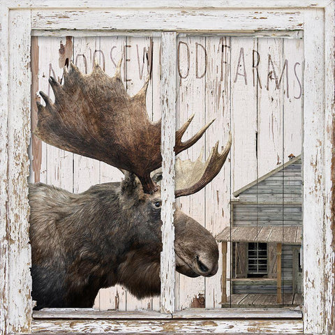 Mousewood Farms Black Modern Wood Framed Art Print by Sommers, Mindy