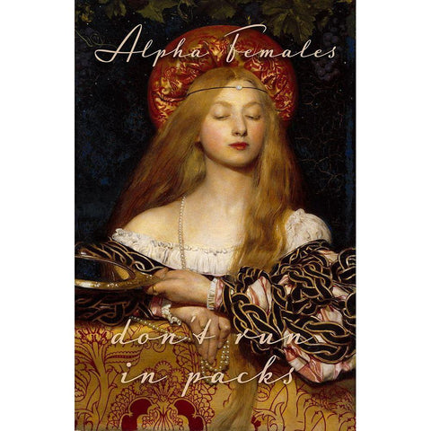 Alpha Females Gold Ornate Wood Framed Art Print with Double Matting by Sommers, Mindy