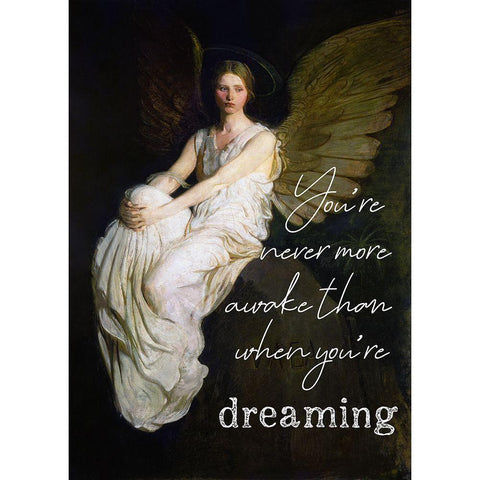 Dreaming Gold Ornate Wood Framed Art Print with Double Matting by Sommers, Mindy