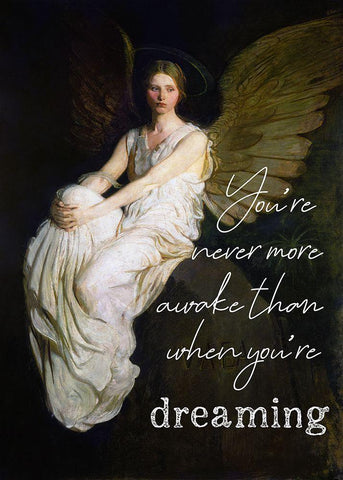 Dreaming Black Ornate Wood Framed Art Print with Double Matting by Sommers, Mindy