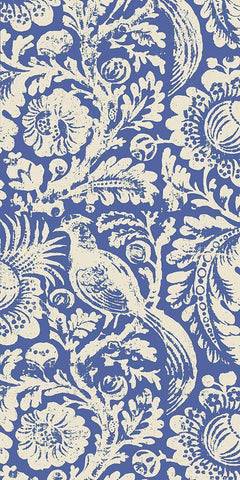 Abigail Blue II Black Ornate Wood Framed Art Print with Double Matting by Sommers, Mindy