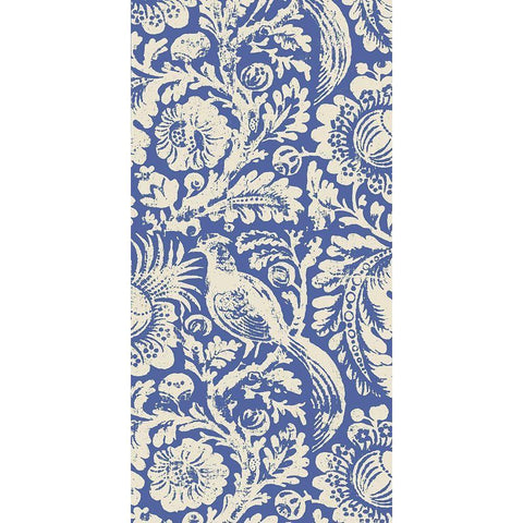 Abigail Blue II Gold Ornate Wood Framed Art Print with Double Matting by Sommers, Mindy