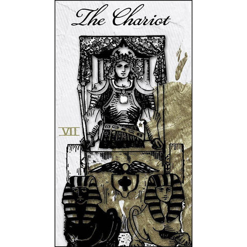 The Chariot Black Modern Wood Framed Art Print with Double Matting by Sommers, Mindy