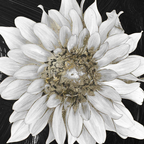 Gilded IV White Modern Wood Framed Art Print with Double Matting by Sommers, Mindy