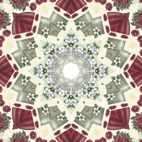 Country Christmas I White Modern Wood Framed Art Print by Sommers, Mindy