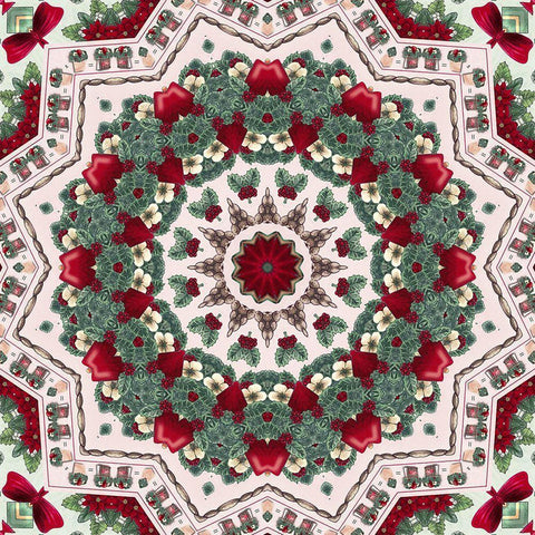 Country Christmas III White Modern Wood Framed Art Print by Sommers, Mindy