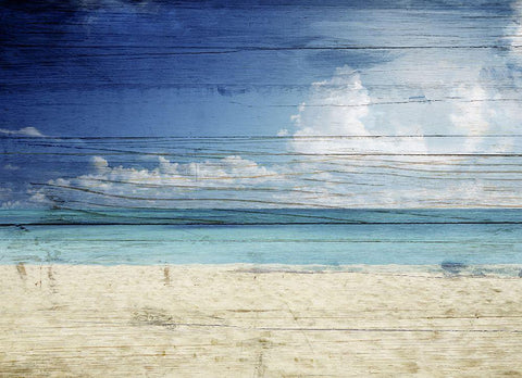 Beach Black Ornate Wood Framed Art Print with Double Matting by Sommers, Mindy