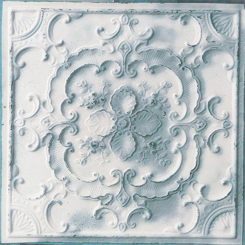 Tin Ceiling Gold Ornate Wood Framed Art Print with Double Matting by Sommers, Mindy