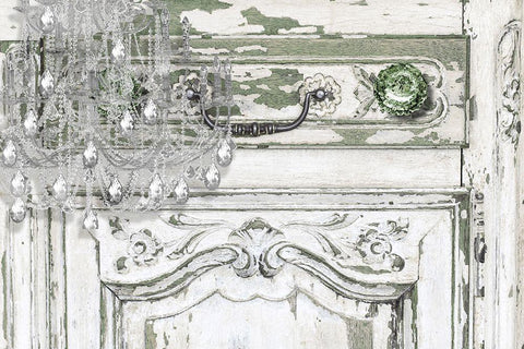 Grammas Attic Black Ornate Wood Framed Art Print with Double Matting by Sommers, Mindy