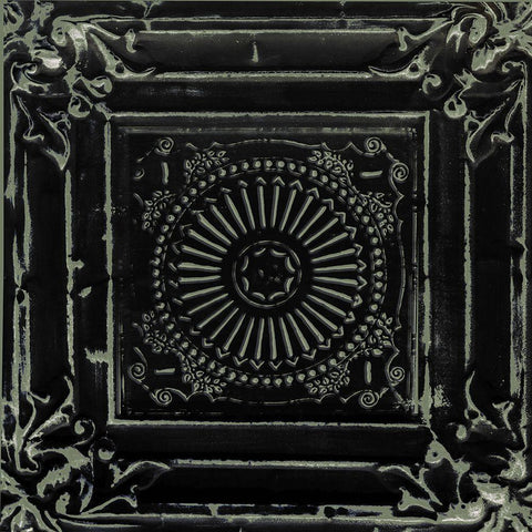 Victorian Black Gold Ornate Wood Framed Art Print with Double Matting by Sommers, Mindy