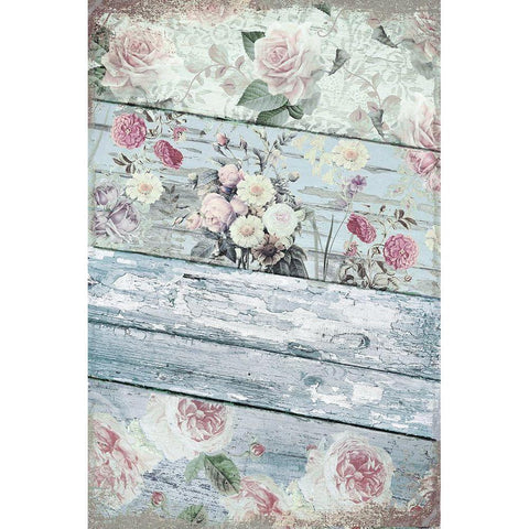 Villa Rosa White Modern Wood Framed Art Print by Sommers, Mindy