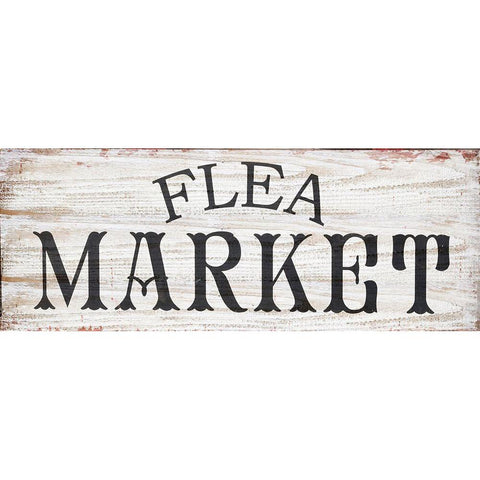 Flea Market Black Modern Wood Framed Art Print with Double Matting by Sommers, Mindy