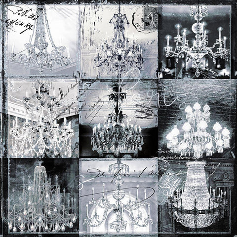 Danse Paree Black Modern Wood Framed Art Print by Sommers, Mindy