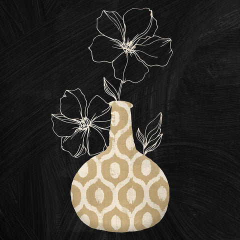 Calm Attention III White Modern Wood Framed Art Print by Sommers, Mindy