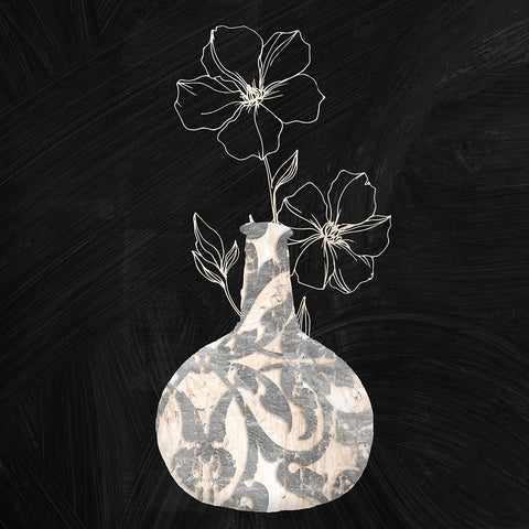 Calm Attention Gold Ornate Wood Framed Art Print with Double Matting by Sommers, Mindy