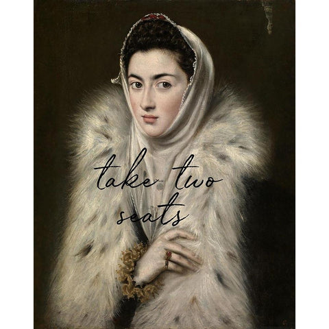 Take Two Seats Gold Ornate Wood Framed Art Print with Double Matting by Sommers, Mindy