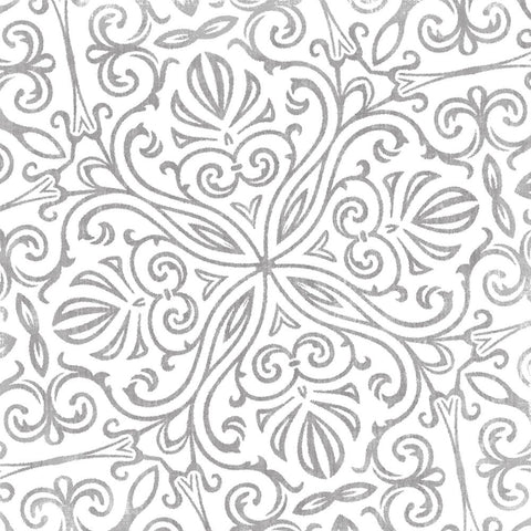 Velvet Slate White Modern Wood Framed Art Print with Double Matting by Sommers, Mindy