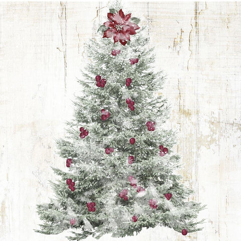 Tree II White Modern Wood Framed Art Print by Sommers, Mindy