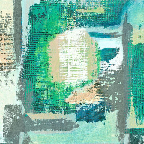 Crystal I White Modern Wood Framed Art Print with Double Matting by Alessio, Aprile