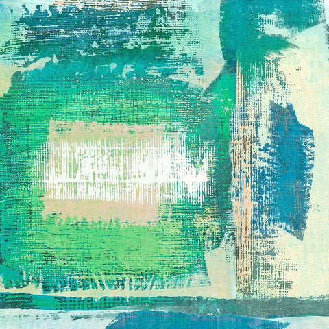 Crystal II White Modern Wood Framed Art Print with Double Matting by Alessio, Aprile