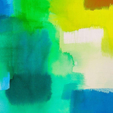 Underwater I White Modern Wood Framed Art Print with Double Matting by Asia, Rivieri