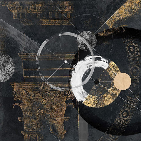 Canone White Modern Wood Framed Art Print by Arturo, Armenti