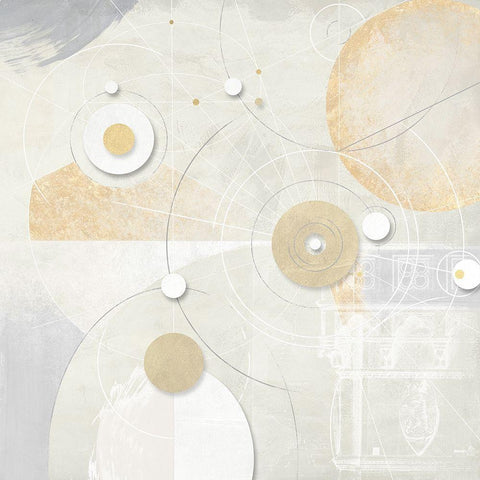 Galassia no 2 White Modern Wood Framed Art Print by Armenti, Arturo