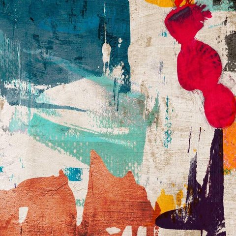 Colors Royale I Black Ornate Wood Framed Art Print with Double Matting by Munson, Anne