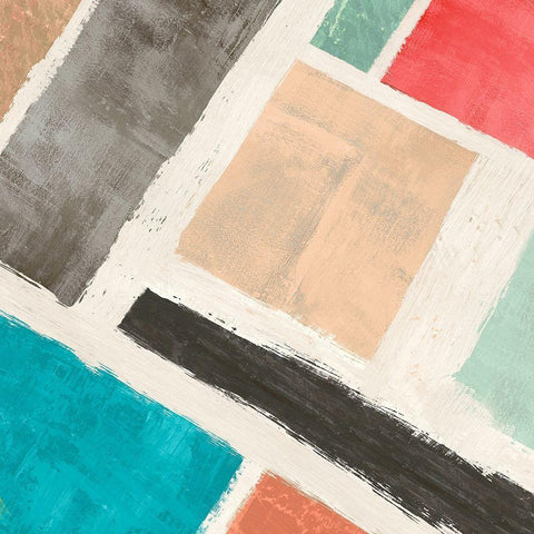 Bel Air 1 Black Modern Wood Framed Art Print by Anne, Munson