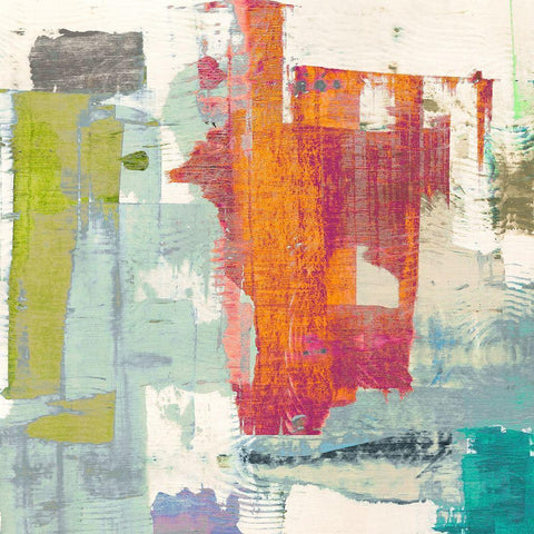 Paused Event I White Modern Wood Framed Art Print by Munson, Anne