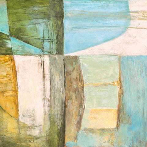 Memoires de mer Gold Ornate Wood Framed Art Print with Double Matting by Bacci, Leonardo