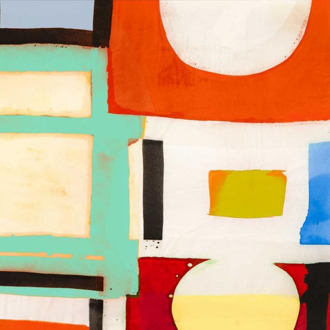 Smooth Sailing II White Modern Wood Framed Art Print with Double Matting by Bacci, Leonardo