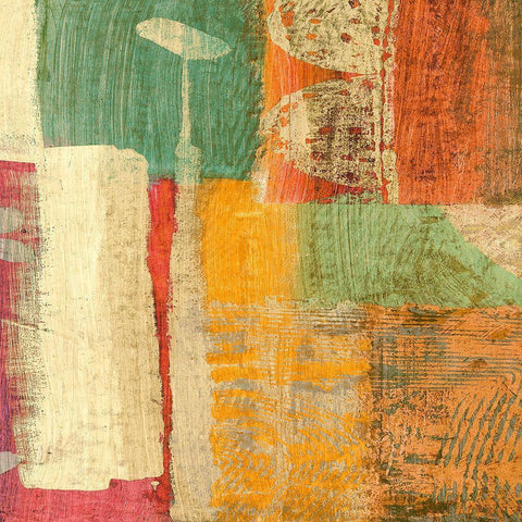 Samba White Modern Wood Framed Art Print by Bacci, Leonardo