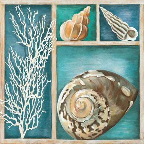 Collection of Memories IV Black Modern Wood Framed Art Print by Broome, Ted