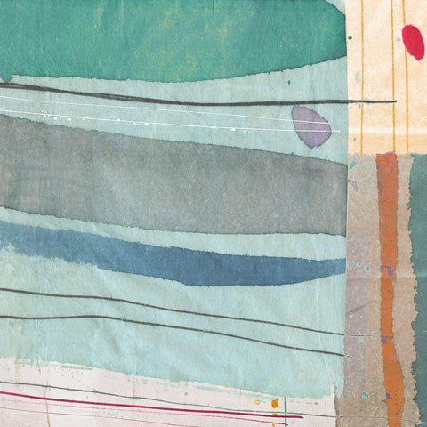 Supernatural I Black Modern Wood Framed Art Print with Double Matting by Viola, Bertel