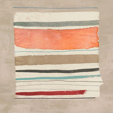 Washed Away I Black Ornate Wood Framed Art Print with Double Matting by Viola, Bertel