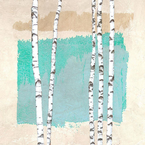 Abstract Nature IV White Modern Wood Framed Art Print by Viola, Bertel