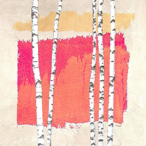 Abstract Nature I Black Modern Wood Framed Art Print by Viola, Bertel