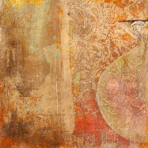 Dharma I White Modern Wood Framed Art Print by Simoncelli, Charaka