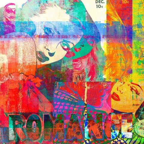 True Romance! Black Modern Wood Framed Art Print with Double Matting by Chestier, Eric