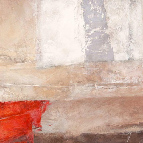 Incontro II Black Modern Wood Framed Art Print by Falcone, Ruggero