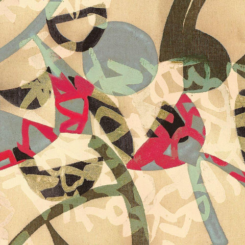 Manticore II (detail I) Black Modern Wood Framed Art Print with Double Matting by Hype, Hopper