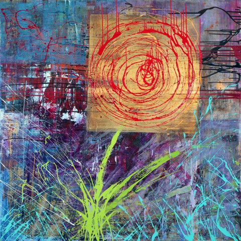 Natura Gold Ornate Wood Framed Art Print with Double Matting by Corrado, Italo