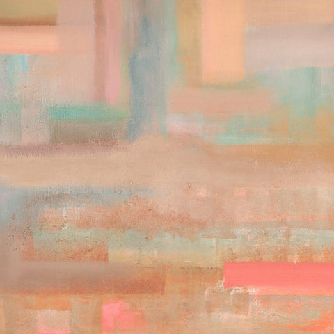 Risonanze White Modern Wood Framed Art Print with Double Matting by Corrado, Italo