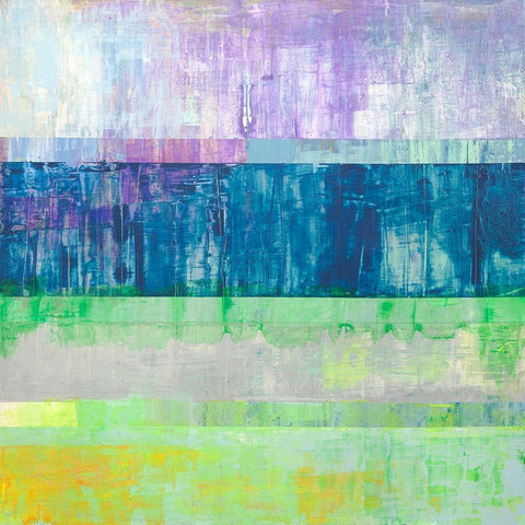 Orizzonti di luce Black Modern Wood Framed Art Print with Double Matting by Corrado, Italo