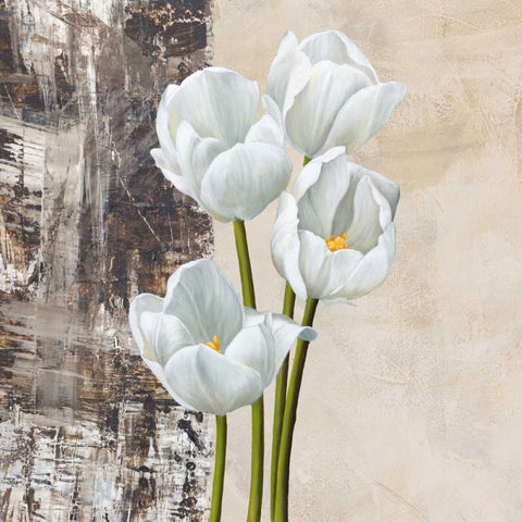 Nature I White Modern Wood Framed Art Print by Thomlinson, Jenny