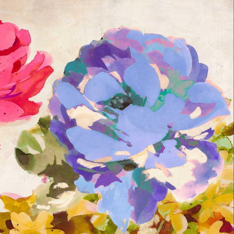 Colorful Jewels II Black Modern Wood Framed Art Print by Parr, Kelly