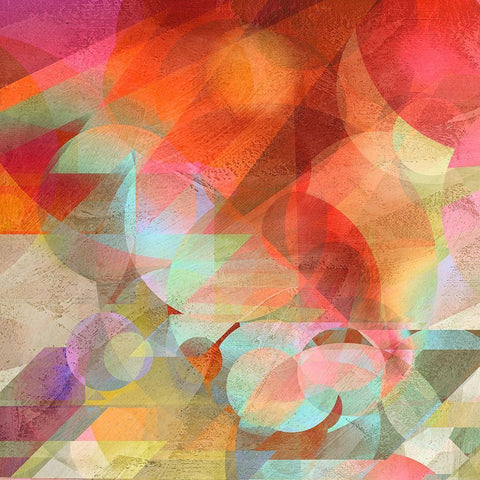 Dawn White Modern Wood Framed Art Print by Kaj, Rama