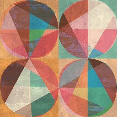 Chromatica II White Modern Wood Framed Art Print by Kaj, Rama